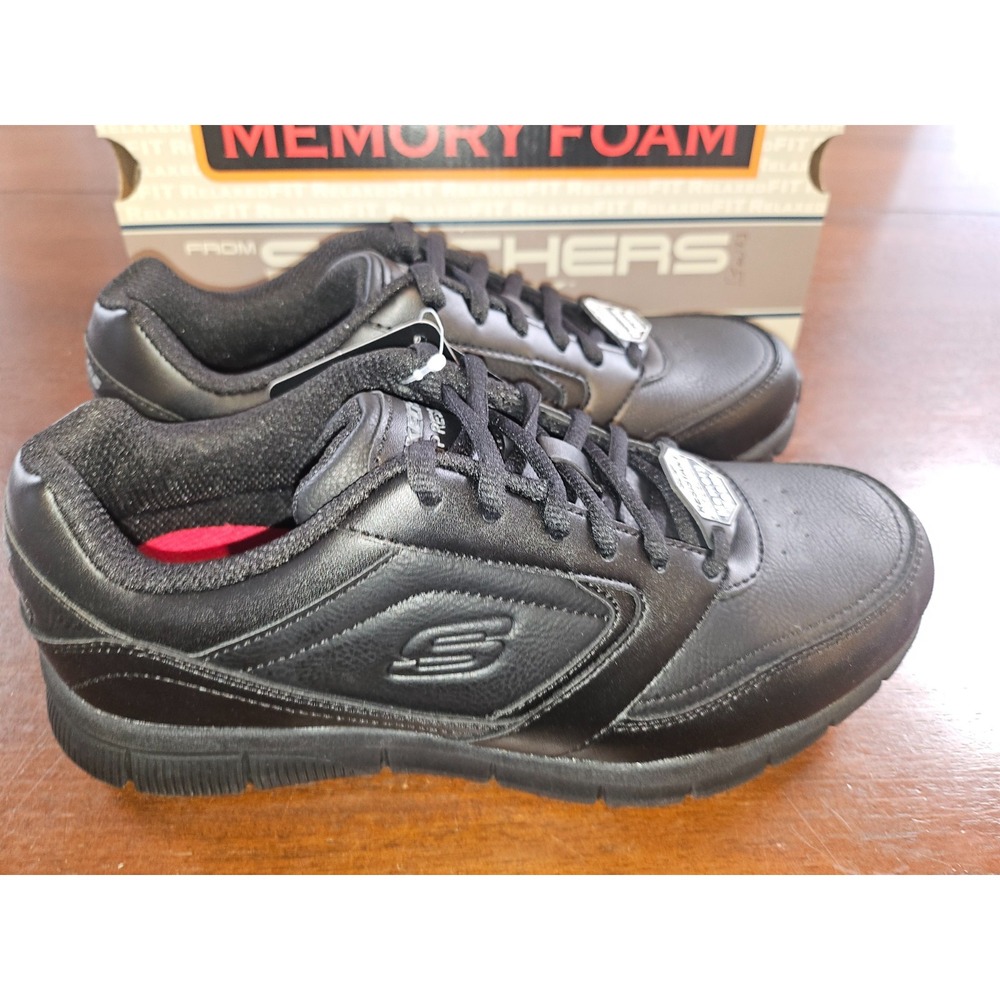 Woman's 7.5 Sneakers & Athletic Shoes SKECHERS Work Nampa Wyola Slip Resistant - Picture 3 of 9